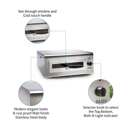 Glen Electric Tandoor SA5014XL Silver