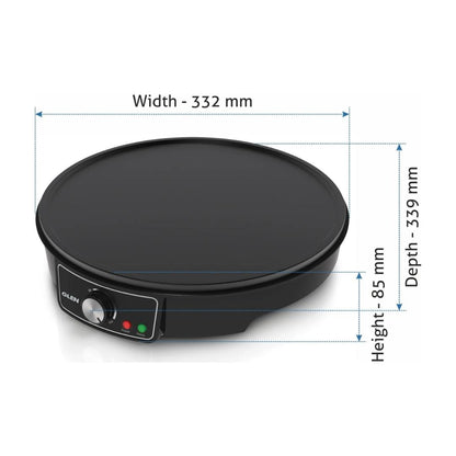 Glen Electric Dosa Maker SA 3038 Black
