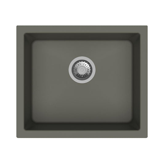 Carysil Quartz Sink Single Bowl SINGLE BOWL SALSA ( 21 x 18 inches )  -  Concrete