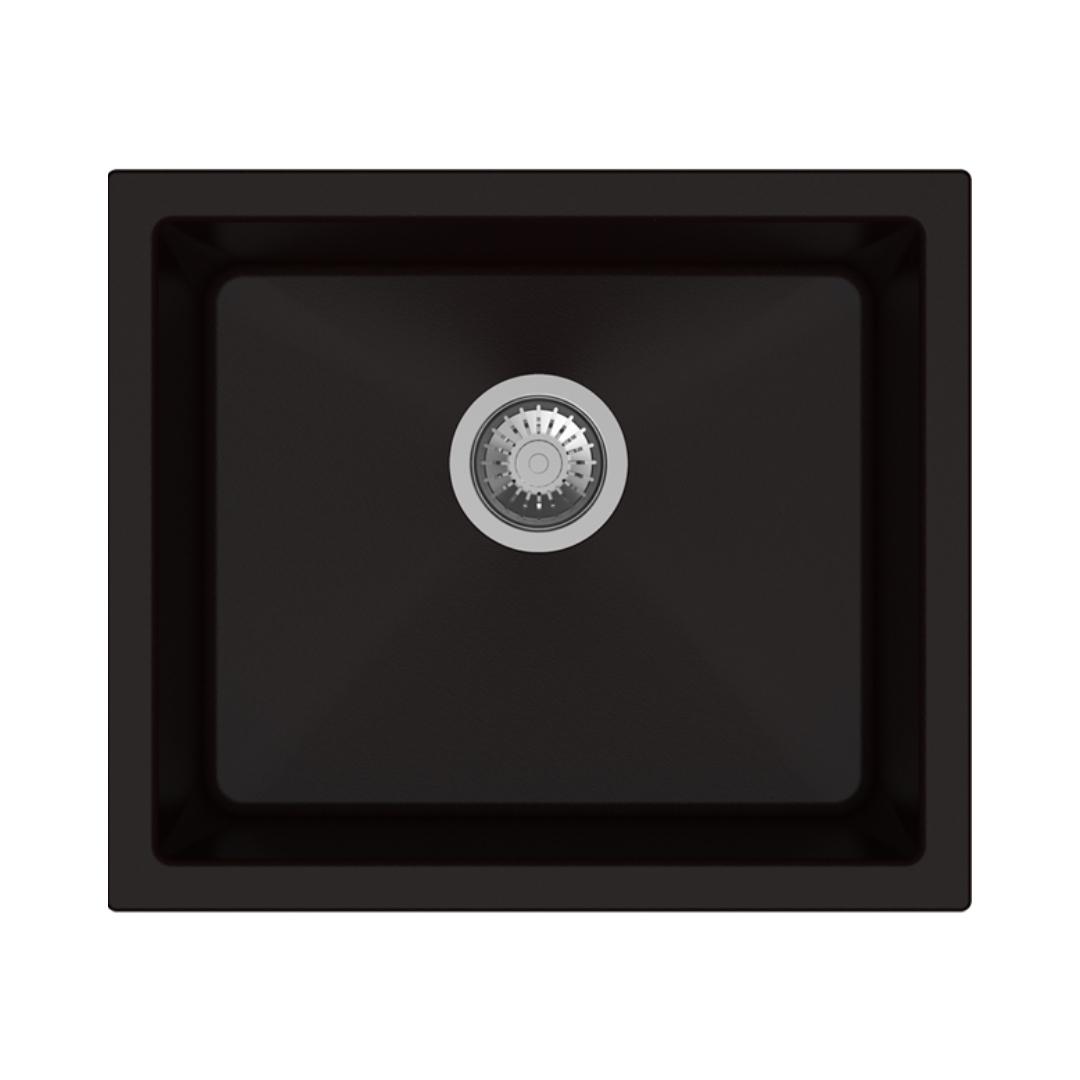 Carysil Quartz Sink Single Bowl SINGLE BOWL SALSA ( 21 x 18 inches )  -  Espresso