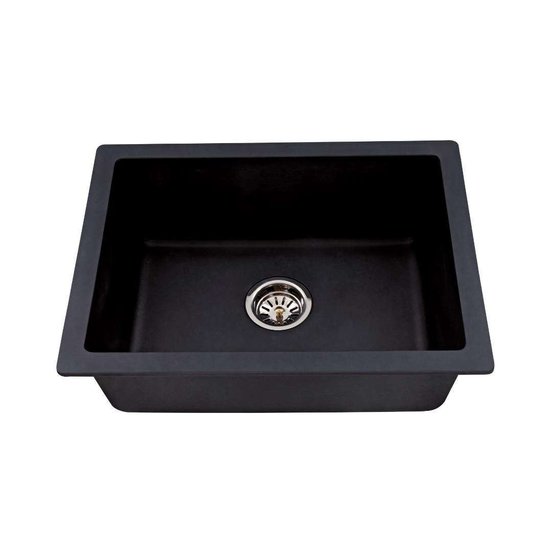 Hindware Quartz Sink Sapphire SAPPHIRE 18 X 16 X 8 ( 18 x 16 inches )  -  Black