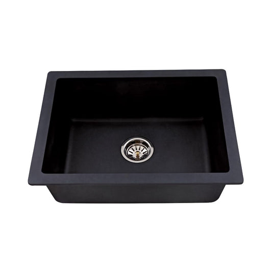 Hindware Quartz Sink Sapphire SAPPHIRE 18 X 16 X 8 ( 18 x 16 inches )  -  Black