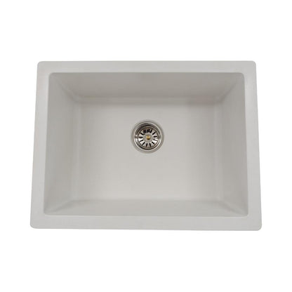 Hindware Quartz Sink Sapphire SAPPHIRE 18 X 16 X 8 ( 18 x 16 inches )  -  White DX
