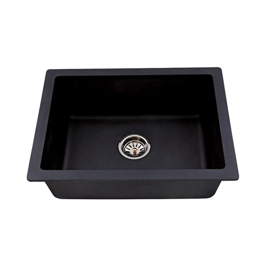 Hindware Quartz Sink Sapphire SAPPHIRE 24 X 18 X 8 ( 24 x 18 inches )  -  Black