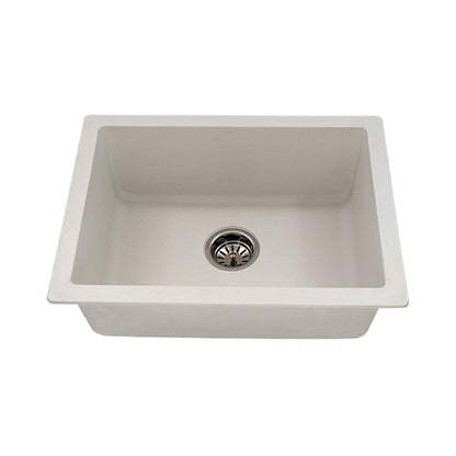 Hindware Quartz Sink Sapphire SAPPHIRE 24 X 18 X 8 ( 24 x 18 inches )  -  White DX