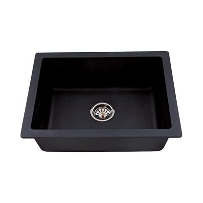 Hindware Quartz Sink Sapphire SAPPHIRE 28.5 X 19 X 8 ( 28.5 x 19 inches )  -  Black
