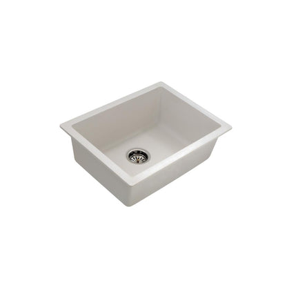 Hindware Quartz Sink Sapphire SAPPHIRE 28.5 X 19 X 8 ( 28.5 x 19 inches )  -  White