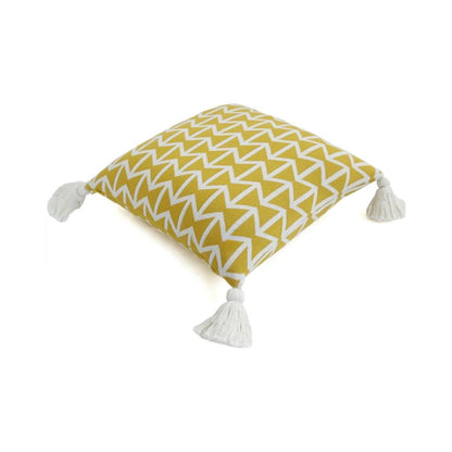 Beatrice Twanty Olive & Natural Throw & Cushion Cover Set (18 in x 18 in)