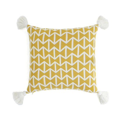 Beatrice Twanty Olive & Natural Throw & Cushion Cover Set (18 in x 18 in)