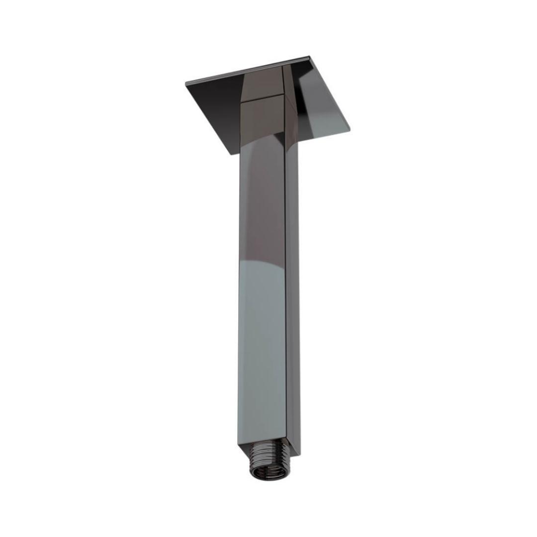 Jaquar Ceiling Mounted Square 200 mm Shower Arm SHA-BCH-457L200 - Black Chrome