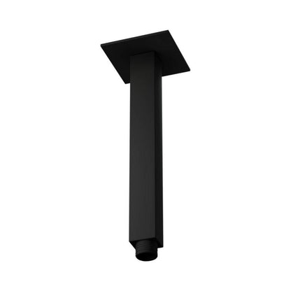 Jaquar Ceiling Mounted Square 200 mm Shower Arm SHA-BLM-457L200 - Black Matt