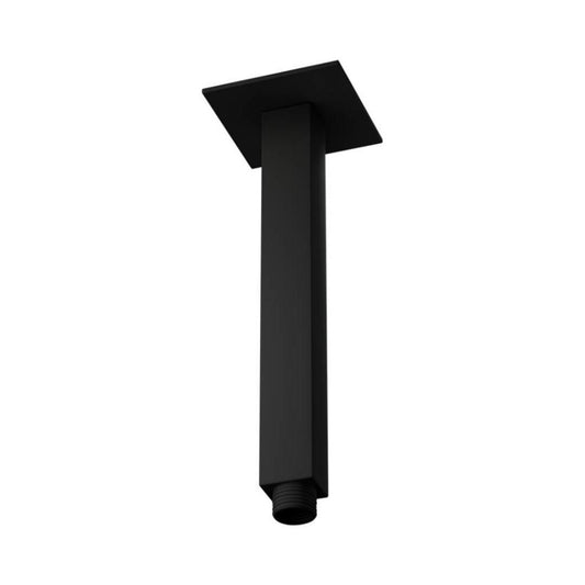 Jaquar Ceiling Mounted Square 200 mm Shower Arm SHA-BLM-457L200 - Black Matt