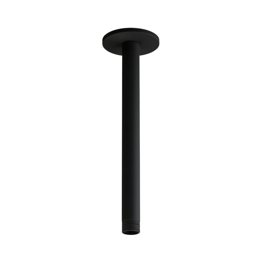 Jaquar Ceiling Mounted Round 450 mm Shower Arm SHA-BLM-475L450 - Black Matt