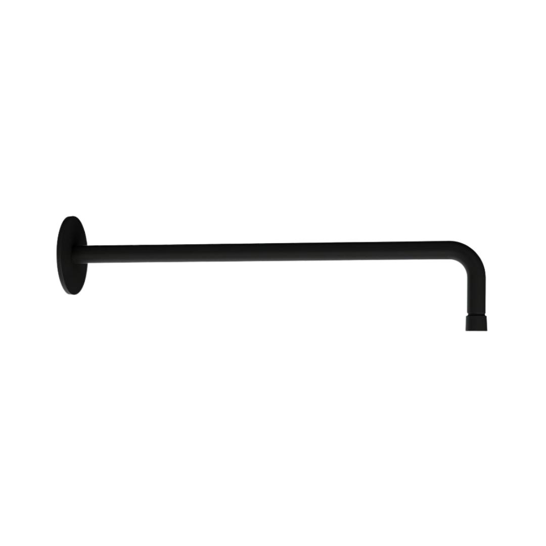 Jaquar Wall Mounted Round 450 mm Shower Arm SHA-BLM-479L450 - Black Matt