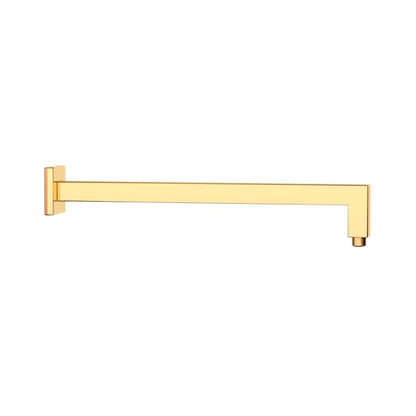Jaquar Wall Mounted Square 400 mm Shower Arm SHA-GBP-455L400 - Gold Matt PVD
