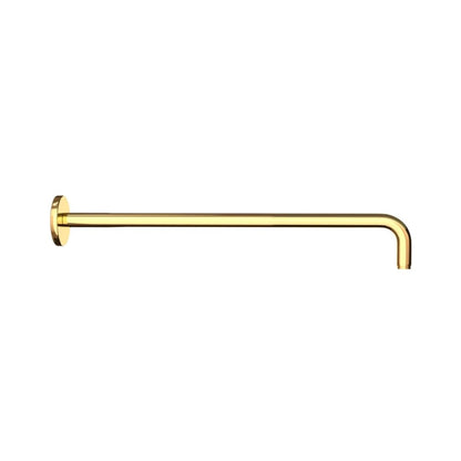 Jaquar Wall Mounted Round 450 mm Shower Arm SHA-GBP-479L450 - Gold Matt PVD