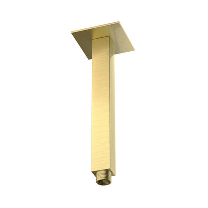 Jaquar Ceiling Mounted Square 200 mm Shower Arm SHA-GDS-457L200 - Gold Dust