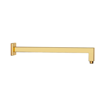 Jaquar Wall Mounted Square 400 mm Shower Arm SHA-GLD-455L400 - Full Gold