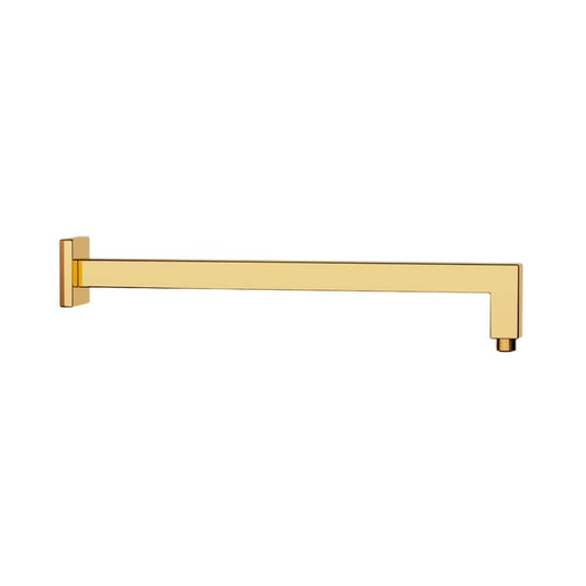 Jaquar Wall Mounted Square 400 mm Shower Arm SHA-GLD-455L400 - Full Gold