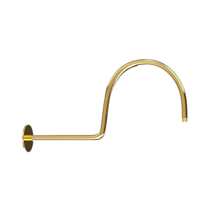 Jaquar Wall Mounted Round 460 mm Shower Arm SHA-GLD-485 - Full Gold