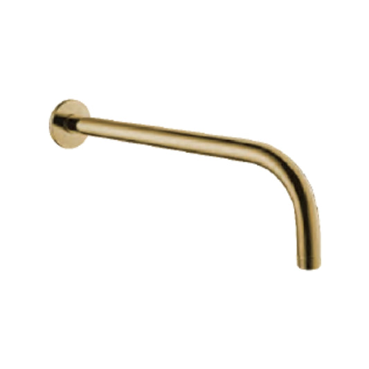 Hindware Wall Mounted Round 380 mm Shower Arm F160163PGD - Full Gold
