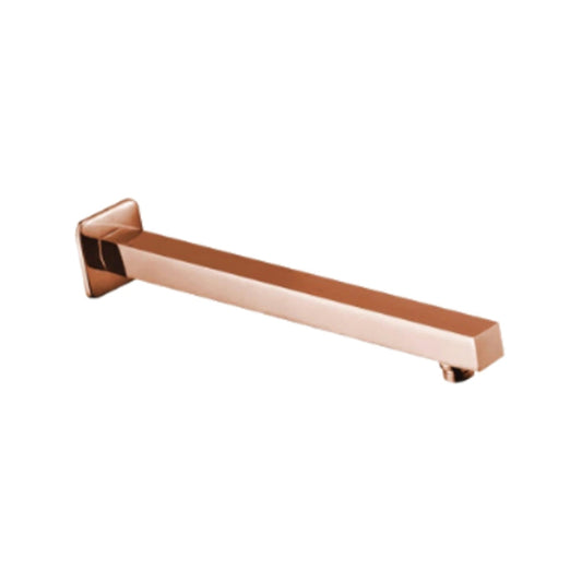 Hindware Wall Mounted Square 450 mm Shower Arm F160164RGD - Rose Gold