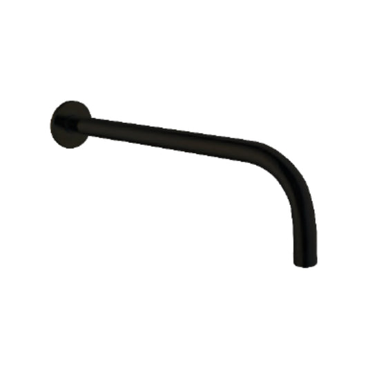 Hindware Wall Mounted Round 450 mm Shower Arm F160165GRT - Black Chrome