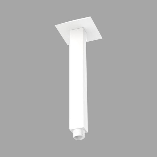 Jaquar Ceiling Mounted Square 200 mm Shower Arm SHA-WHM-457L200 - White Matt