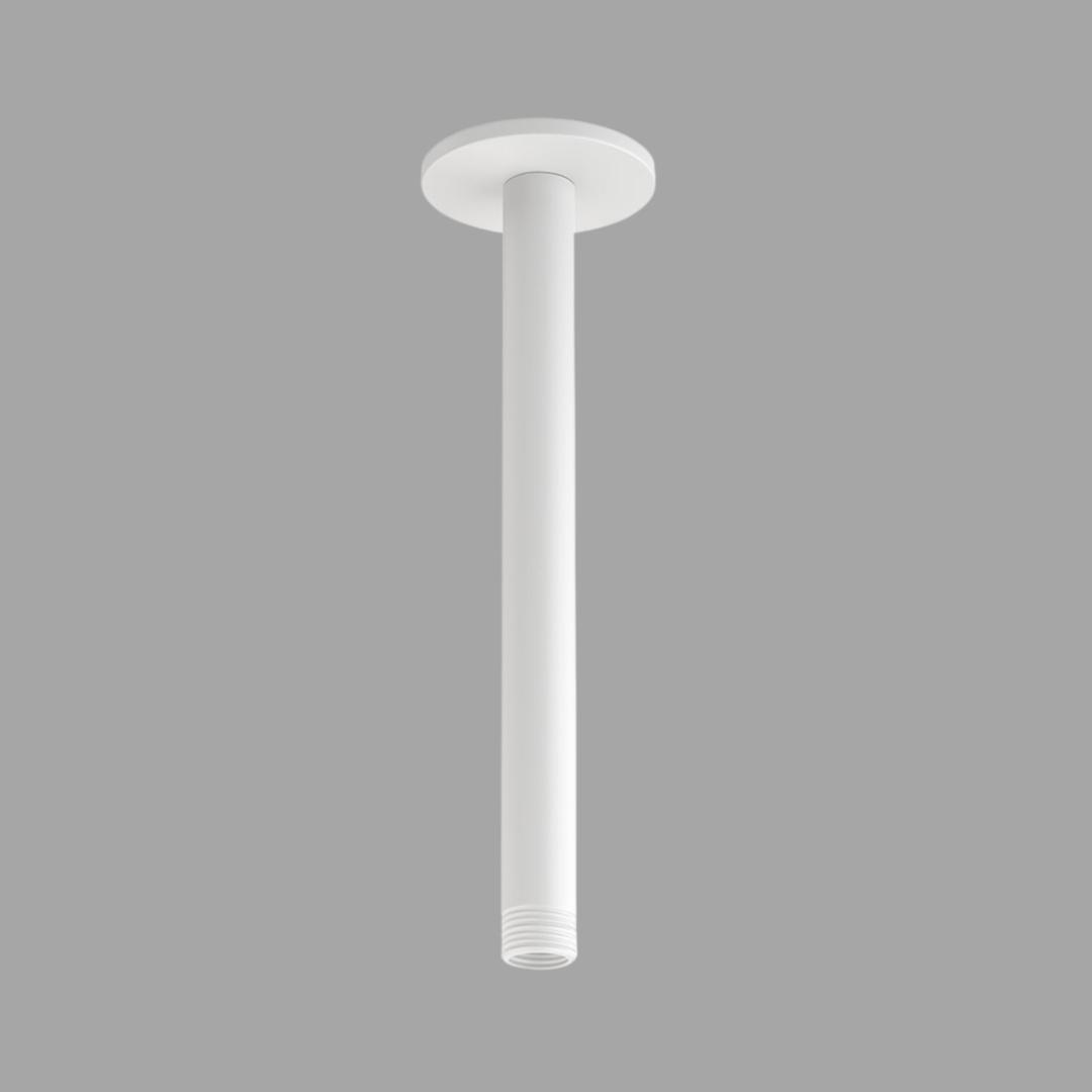 Jaquar Ceiling Mounted Round 280 mm Shower Arm SHA-WHM-475L280 - White Matt