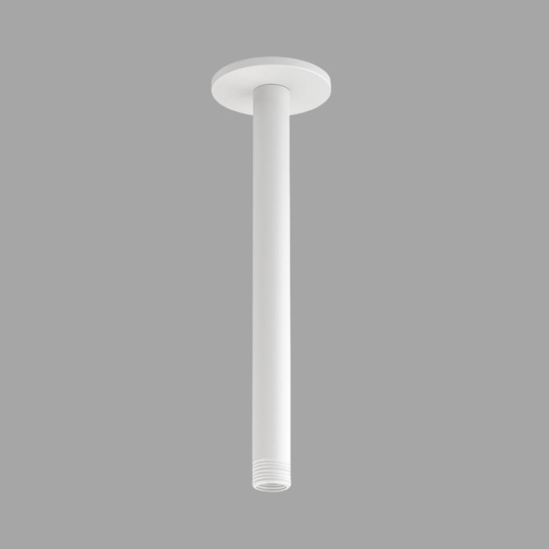 Jaquar Ceiling Mounted Round 450 mm Shower Arm SHA-WHM-475L450 - White Matt