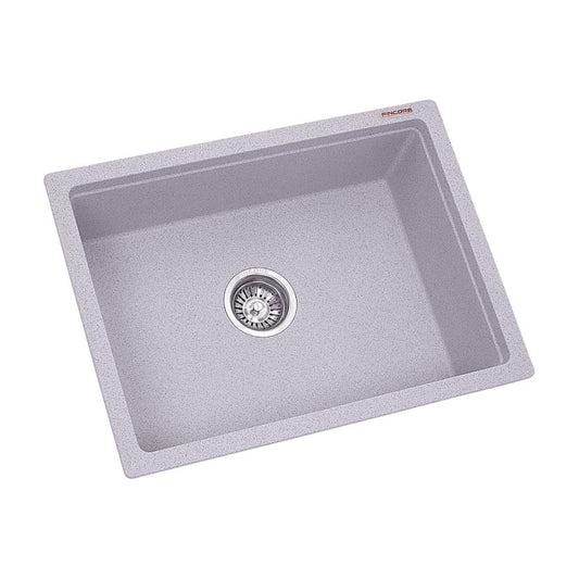 Sincore Quartz Sink ARIEL BIG ( 21 x 18 inches )  -  Dotted Black