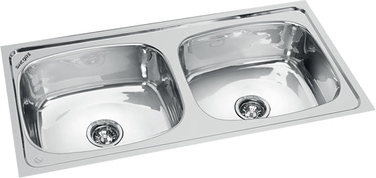 Sincore Stainless Steel Sink Premium Series SAPPHIRE MEDIUM ( 40 x 20 inches ) - Glossy