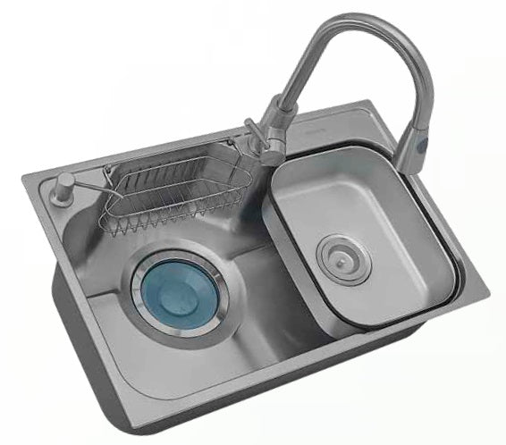 Sincore Stainless Steel Sink Hand Crafted Series SONOMA ( 28 x 18.5 inches ) - Matt