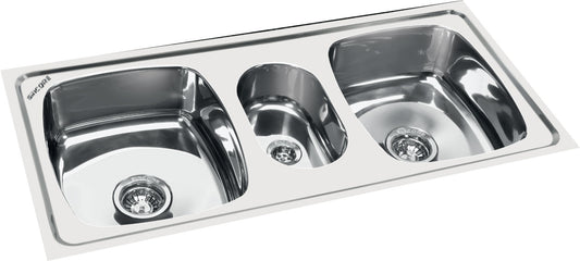 Sincore Stainless Steel Sink Premium Series SUNDAE MEDIUM ( 42 x 20 inches ) - Matt