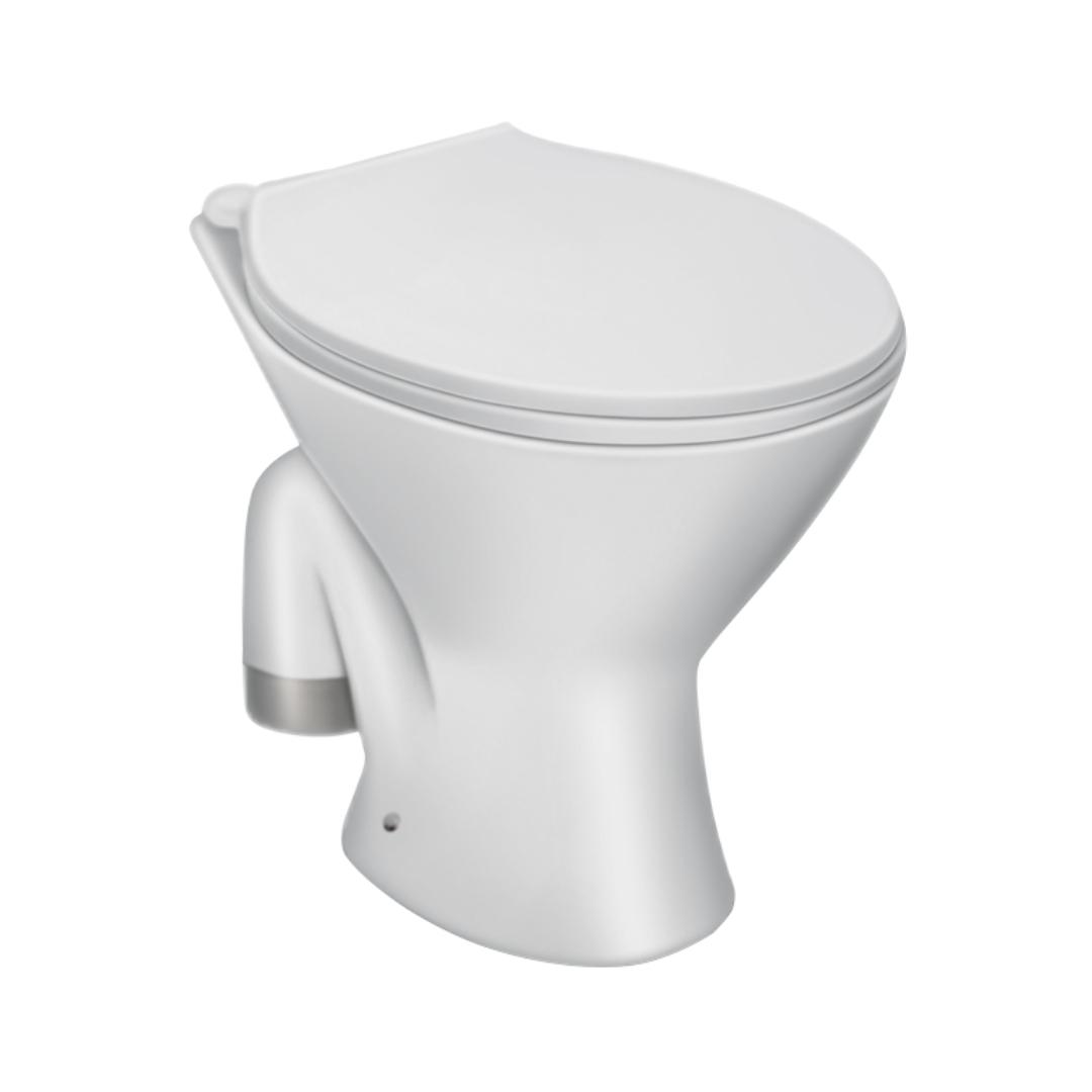 Hindware Floor Mounted White Closet WC Slick 20011 P TRAP with P-Trap