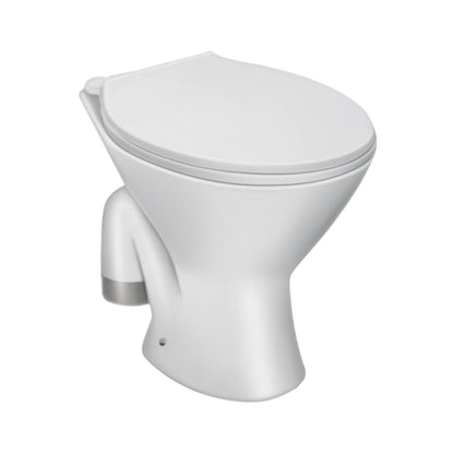 Hindware Floor Mounted White Closet WC Slick 20011 P TRAP with P-Trap