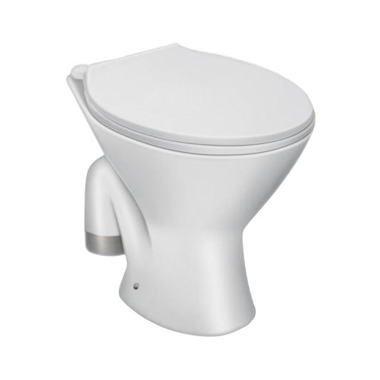 Hindware Floor Mounted White Closet WC Slick 20011 P TRAP with P-Trap