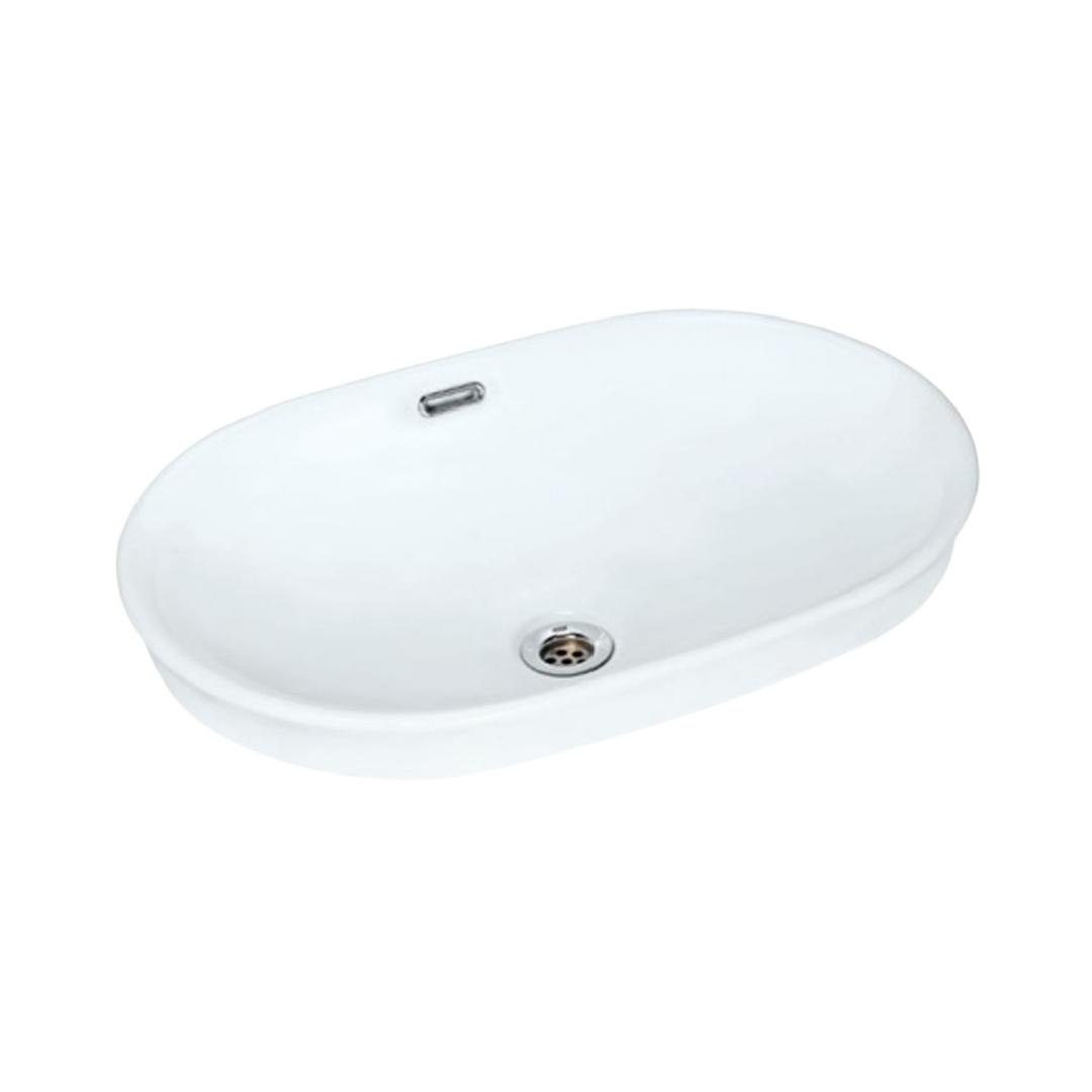 Jaquar - Counter Top Oval White Wash Basin - Solo - SLS WHT 6601 by ...