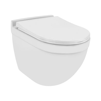 Jaquar Wall Mounted White Closet WC Solo SLS-WHT-6953BIUFSM with P-Trap