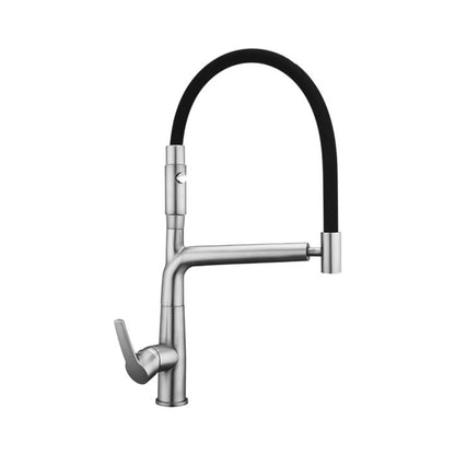 Simoll Table Mounted Regular Kitchen Sink Mixer Freedom SM-9017 with Flexible Arm Hand Shower Spout in Chrome Finish