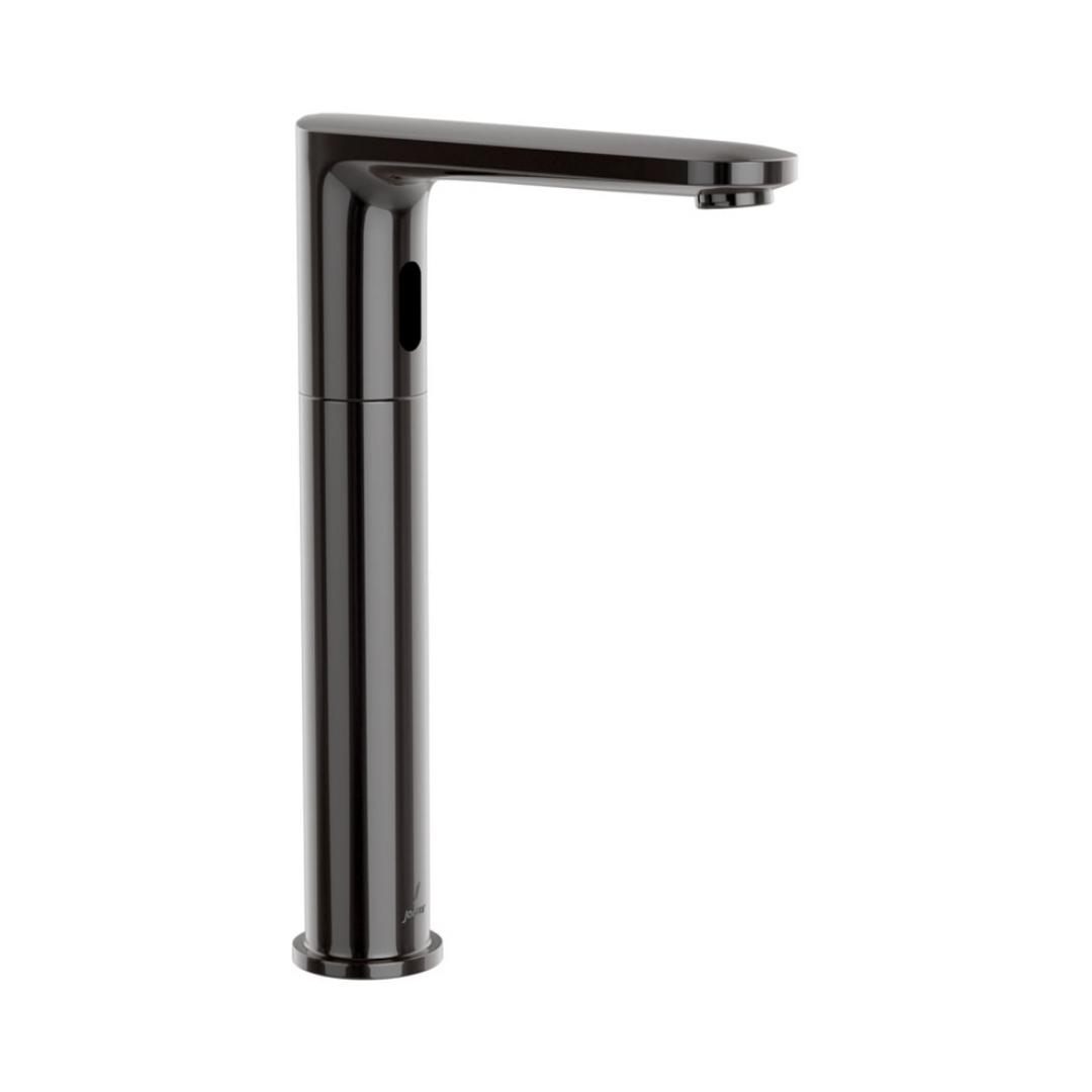 Jaquar Table Mounted Tall Boy Sensor Basin Tap Opal Prime SNR 15017PM - Black Chrome - DC Operated
