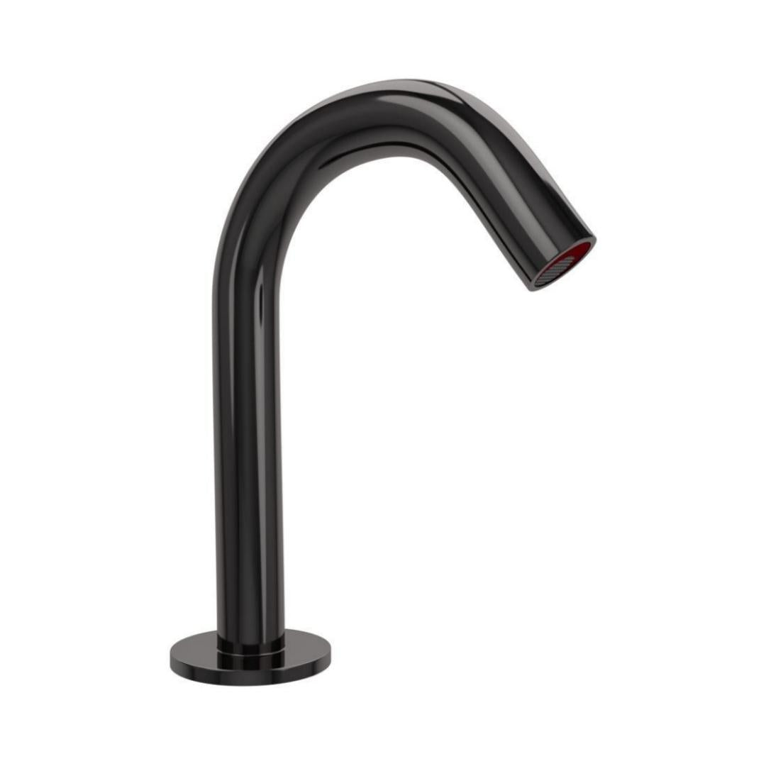 Jaquar Table Mounted Regular Sensor Basin Mixer Blush SNR 51445PK - Black Chrome - DC Operated