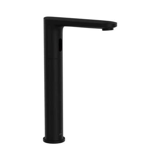 Jaquar Table Mounted Tall Boy Sensor Basin Mixer Opal Prime SNR 15017PMPK - Black Matt - DC Operated