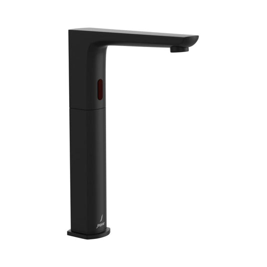 Jaquar Table Mounted Tall Boy Sensor Basin Mixer Kubix Prime SNR 35017PMPK - Black Matt - DC Operated