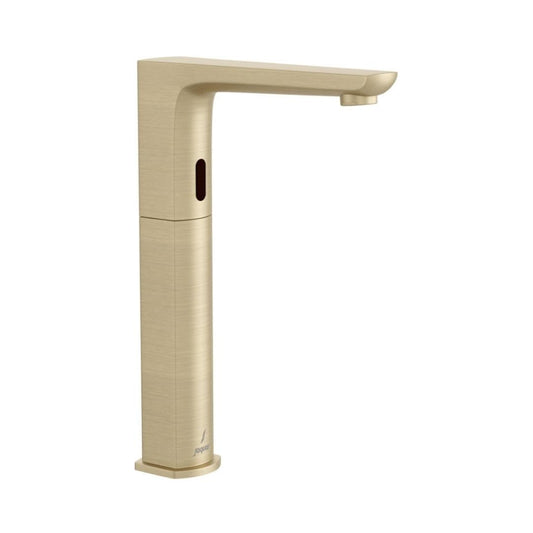 Jaquar Table Mounted Tall Boy Sensor Basin Tap Kubix Prime SNR 35017PM - Gold Dust - DC Operated