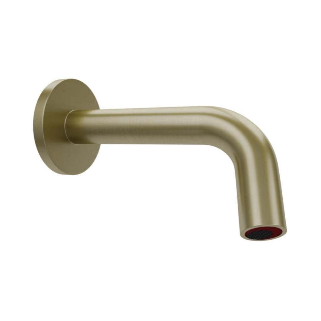 Jaquar Wall Mounted Sensor Basin Mixer Blush SNR 51443PK - Gold Dust - DC Operated