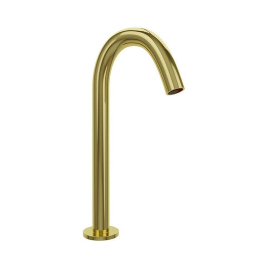 Jaquar Table Mounted Tall Boy Sensor Basin Mixer Blush SNR 51449PK - Full Gold - DC Operated
