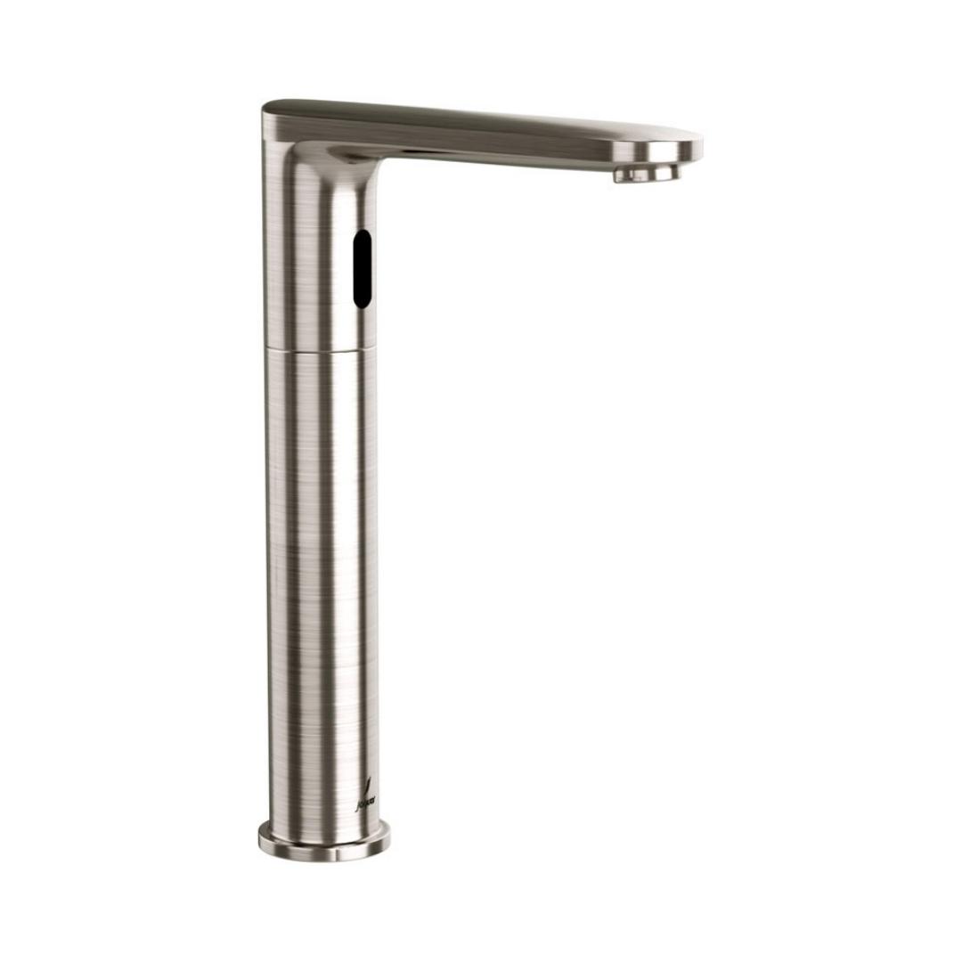 Jaquar Table Mounted Tall Boy Sensor Basin Mixer Opal Prime SNR 15017PMPK - Stainless Steel - DC Operated