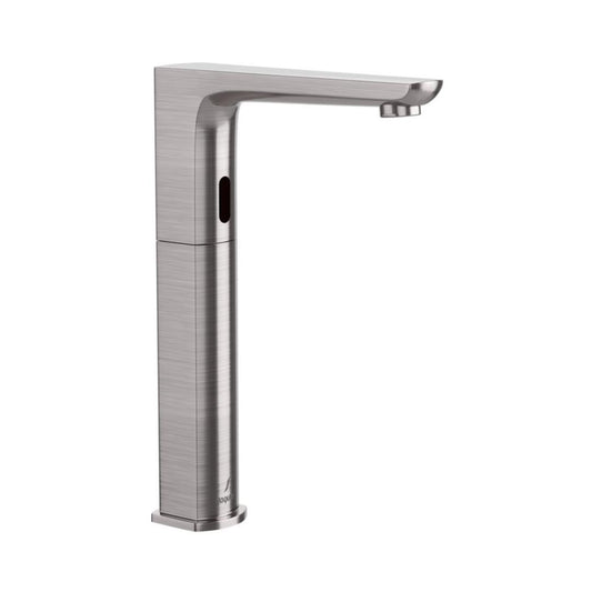 Jaquar Table Mounted Tall Boy Sensor Basin Mixer Kubix Prime SNR 35017PMPK - Stainless Steel - DC Operated