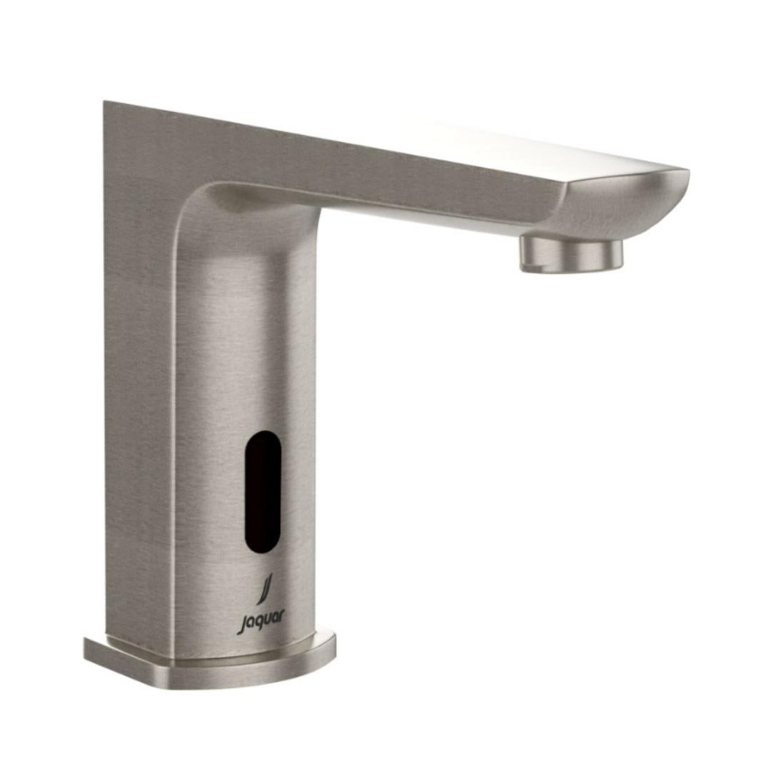 Jaquar Table Mounted Regular Sensor Basin Mixer Kubix Prime SNR 35019PMPK - Stainless Steel - DC Operated